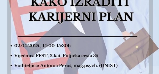Prijave za prvu radionicu “Kako izraditi karijerni plan”